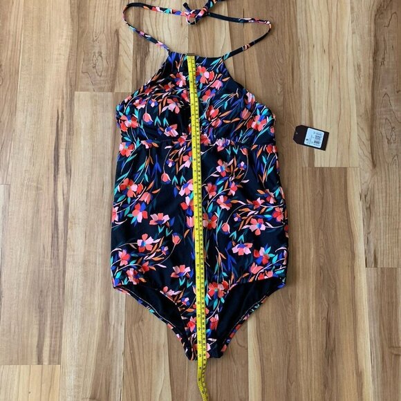 Sea Angel Maternity Size Small Multicolor Floral One Piece Swim Suit NWT - Picture 3 of 10